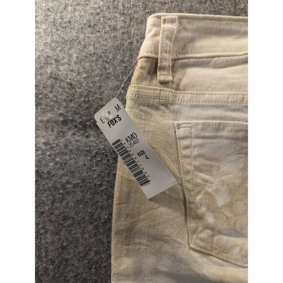 Michael Kors Jeans Women's 4 White New w/ Tags Marble Stretch Cotton - Picture 3 of 12